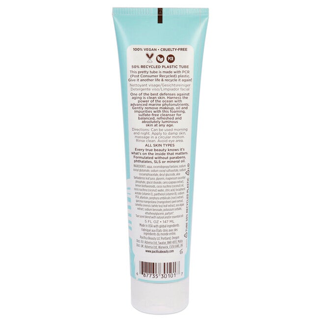 Sea Foam Complete Face Wash by Pacifica for Unisex - 5 oz Cleanser, , alternate image number 3