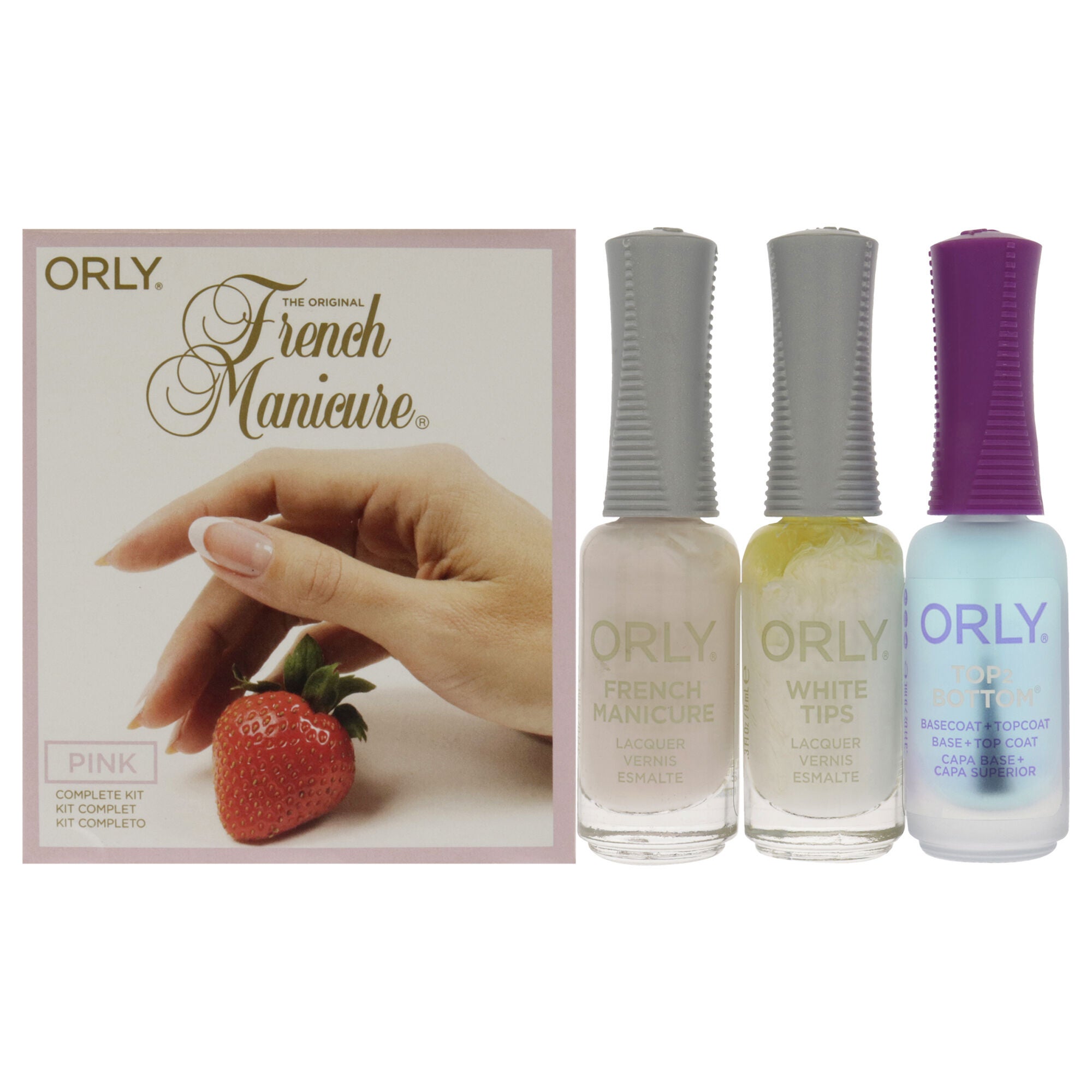 The Original French Manicure Kit Pink by Orly for Women - 4 Pc Kit, See Description, hi-res image number 0