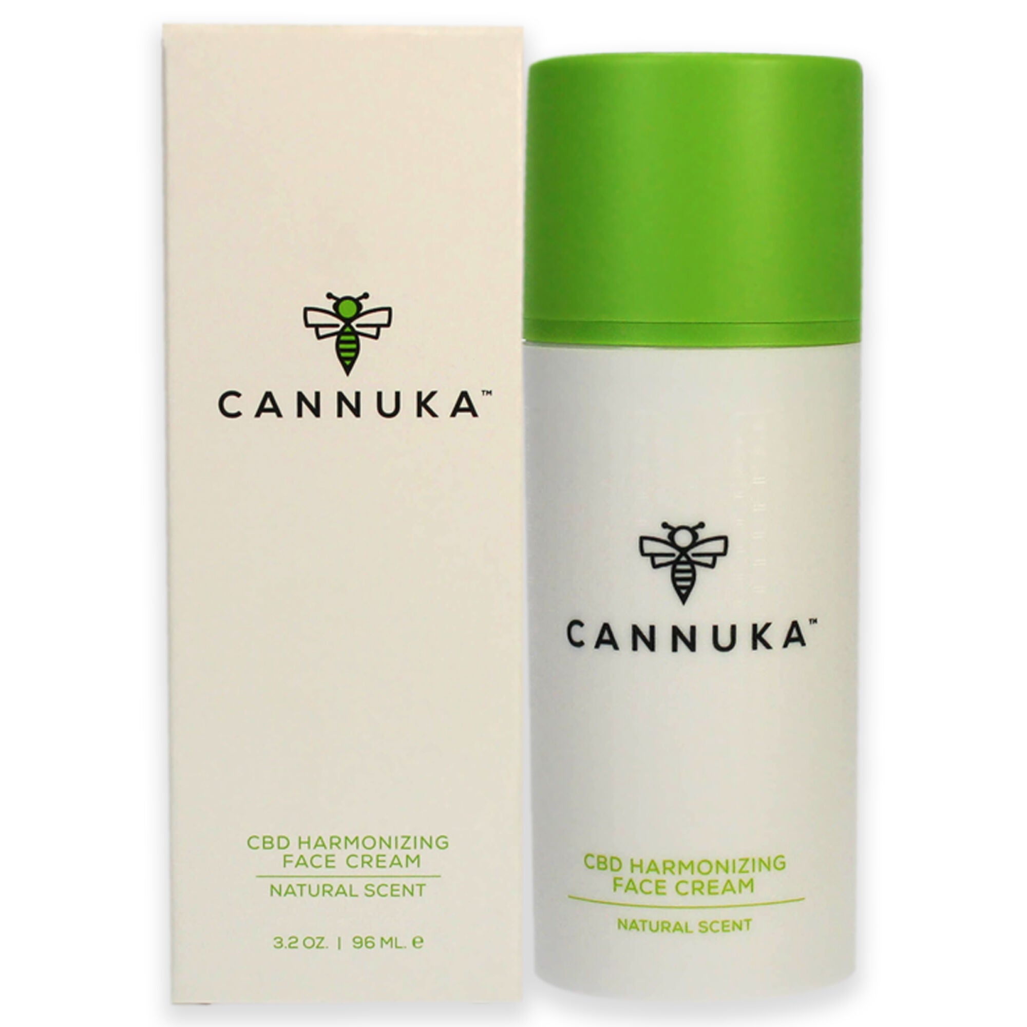 CBD Harmonizing Face Cream - Natural Scent by Cannuka for Unisex - 3.2 oz Cream, See Description, hi-res image number 0