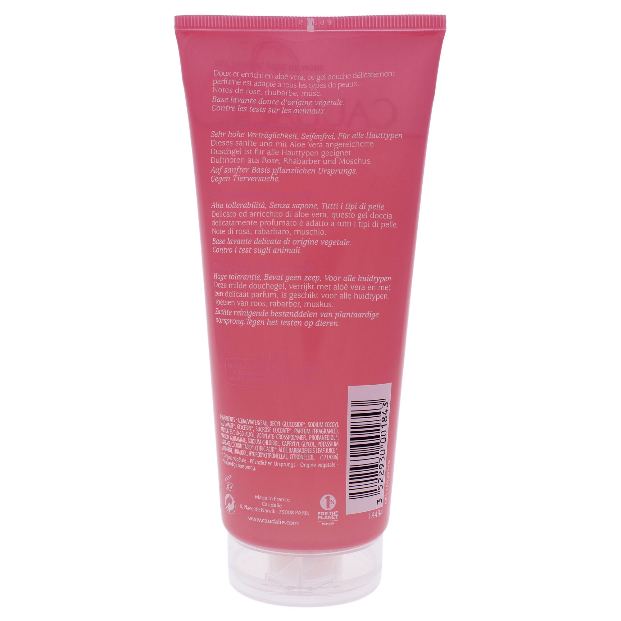 Rose De Vigne by Caudalie for Unisex - 6.7 oz Shower Gel, See Description, alternate image number 2