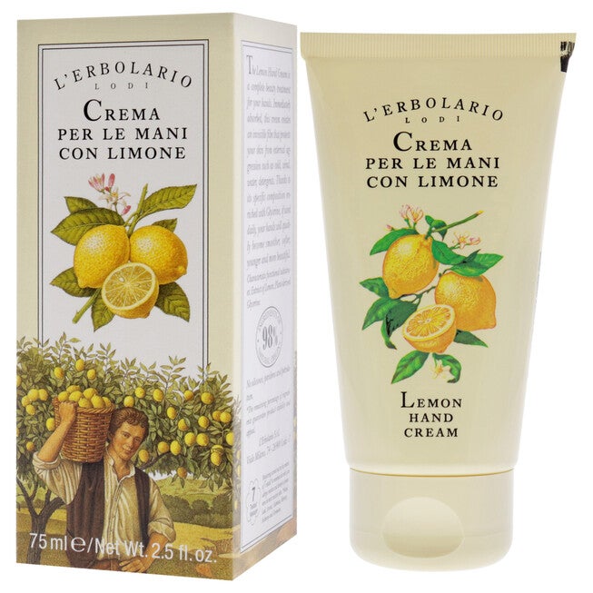 Hand Cream - Lemon by LErbolario for Unisex - 2.5 oz Cream, , alternate image number null