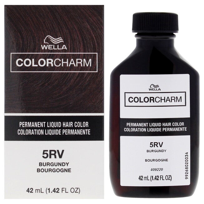 Color Charm Permanent Liquid Haircolor - 507 5RV Burgundy by Wella for Unisex - 1.4 oz Hair Color, NA, hi-res image number null