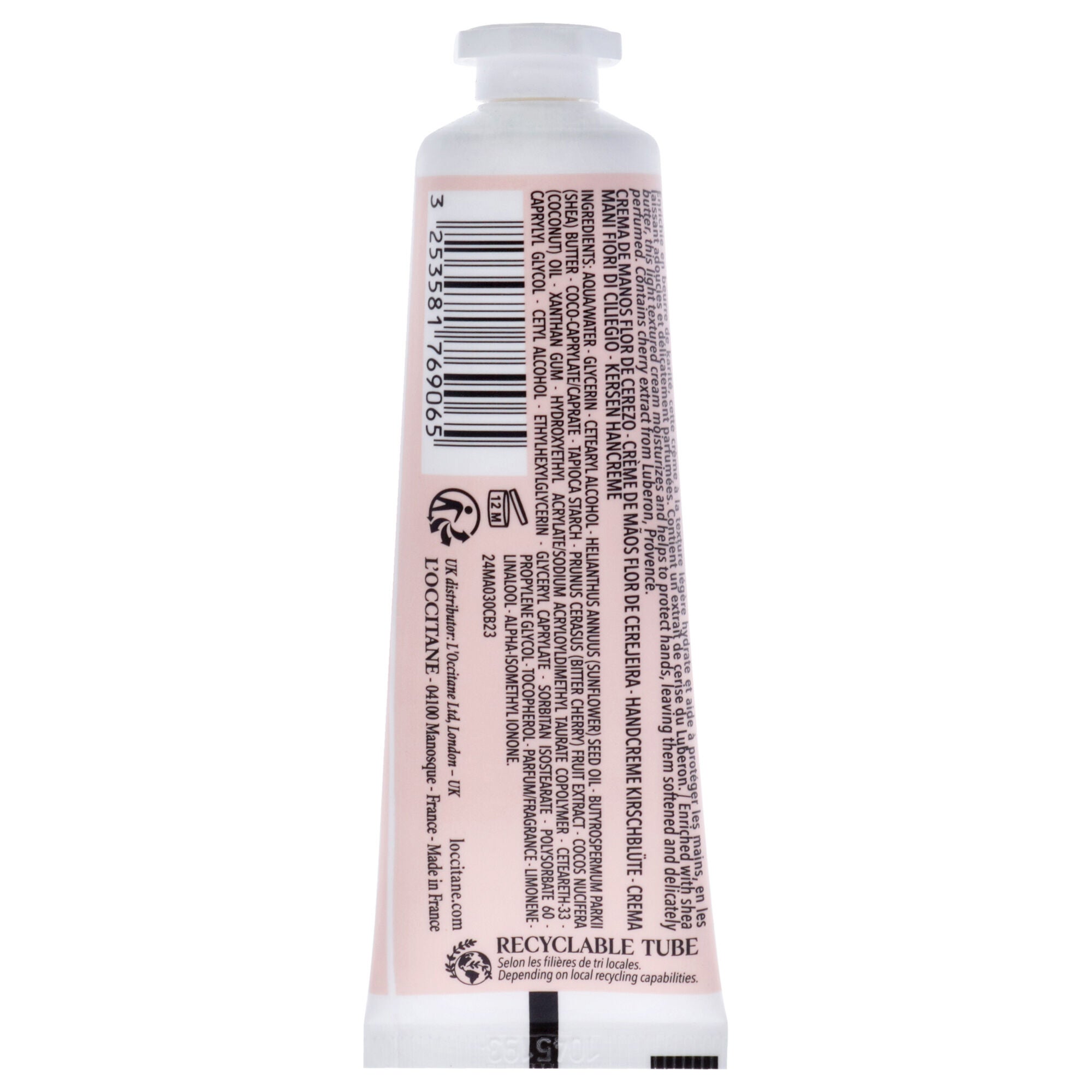 Hand Cream - Cherry Blossom by LOccitane for Women - 1 oz Cream, , alternate image number 3