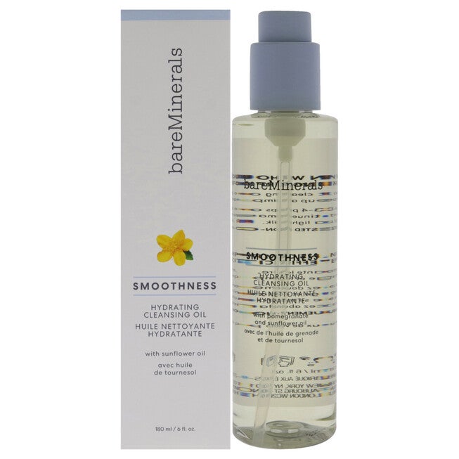 Smoothness Hydrating Cleansing Oil by bareMinerals for Unisex - 6 oz Cleanser, NA, hi-res image number null
