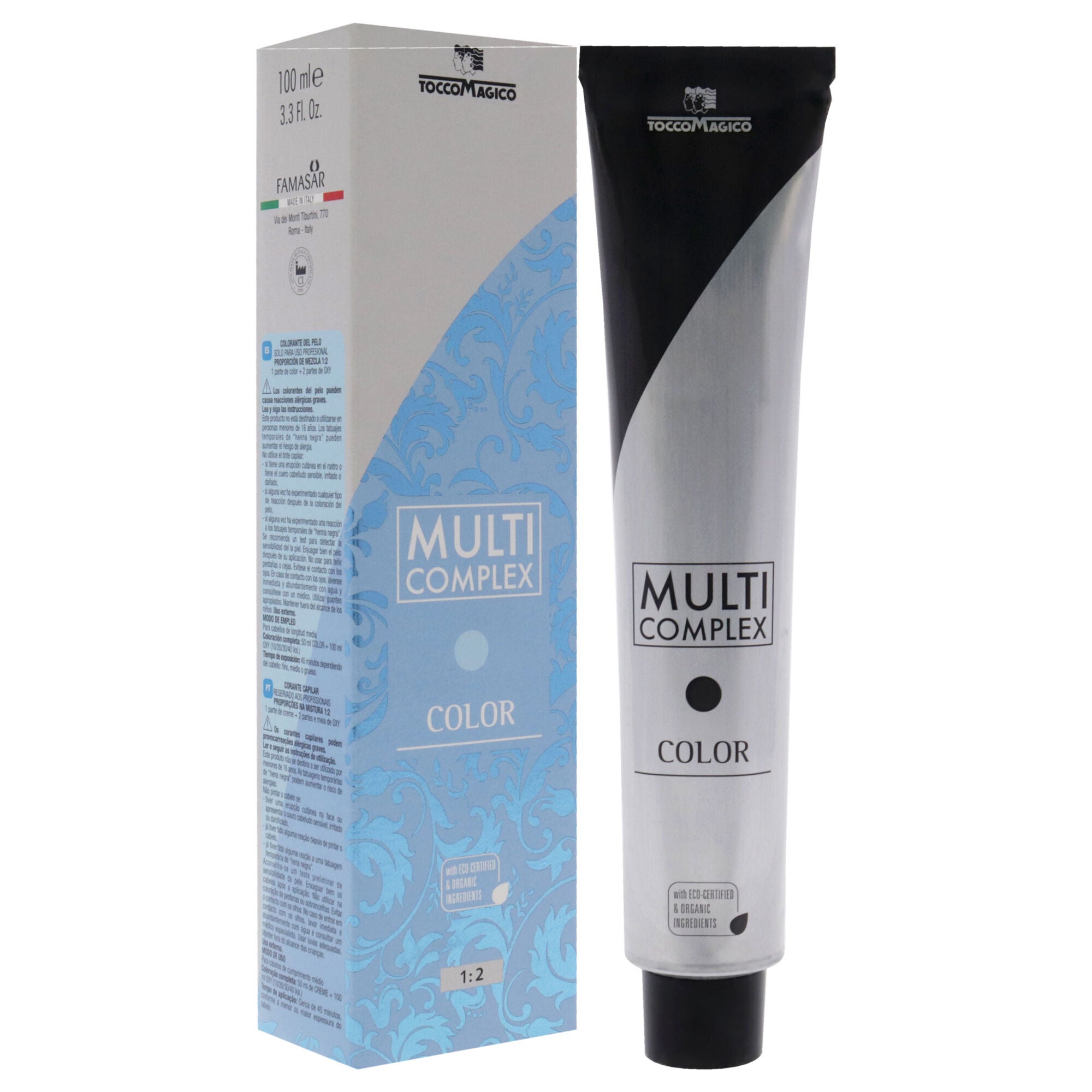 Multi Complex Permanet Hair Color - 12.11 Deep Steel by Tocco Magico for Unisex - 3.38 oz Hair Color, See Description, alternate image number 2