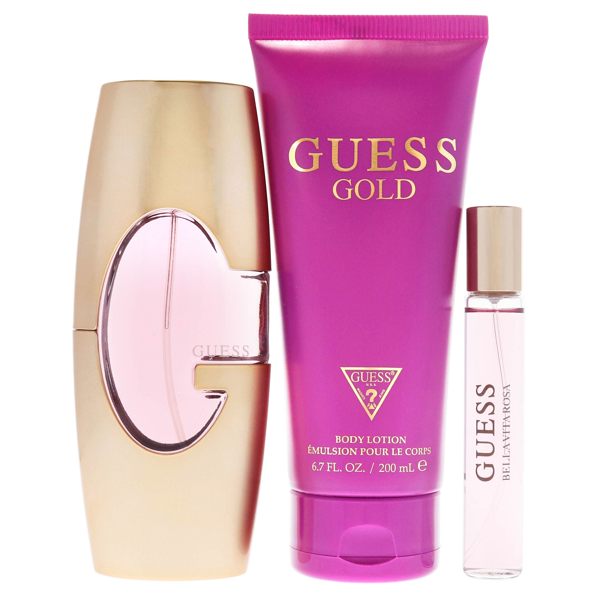 Guess Gold by Guess for Women - 3 Pc Gift Set 2.5oz EDP Spray, 0.5oz Travel Spray, 6.7oz Body Lotion, , alternate image number 6