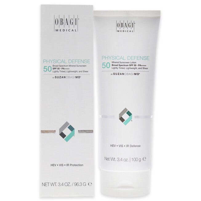 Tinted Physical Defense SPF 50 by Obagi for Unisex - 3.4 oz Sunscreen, NA, hi-res image number null