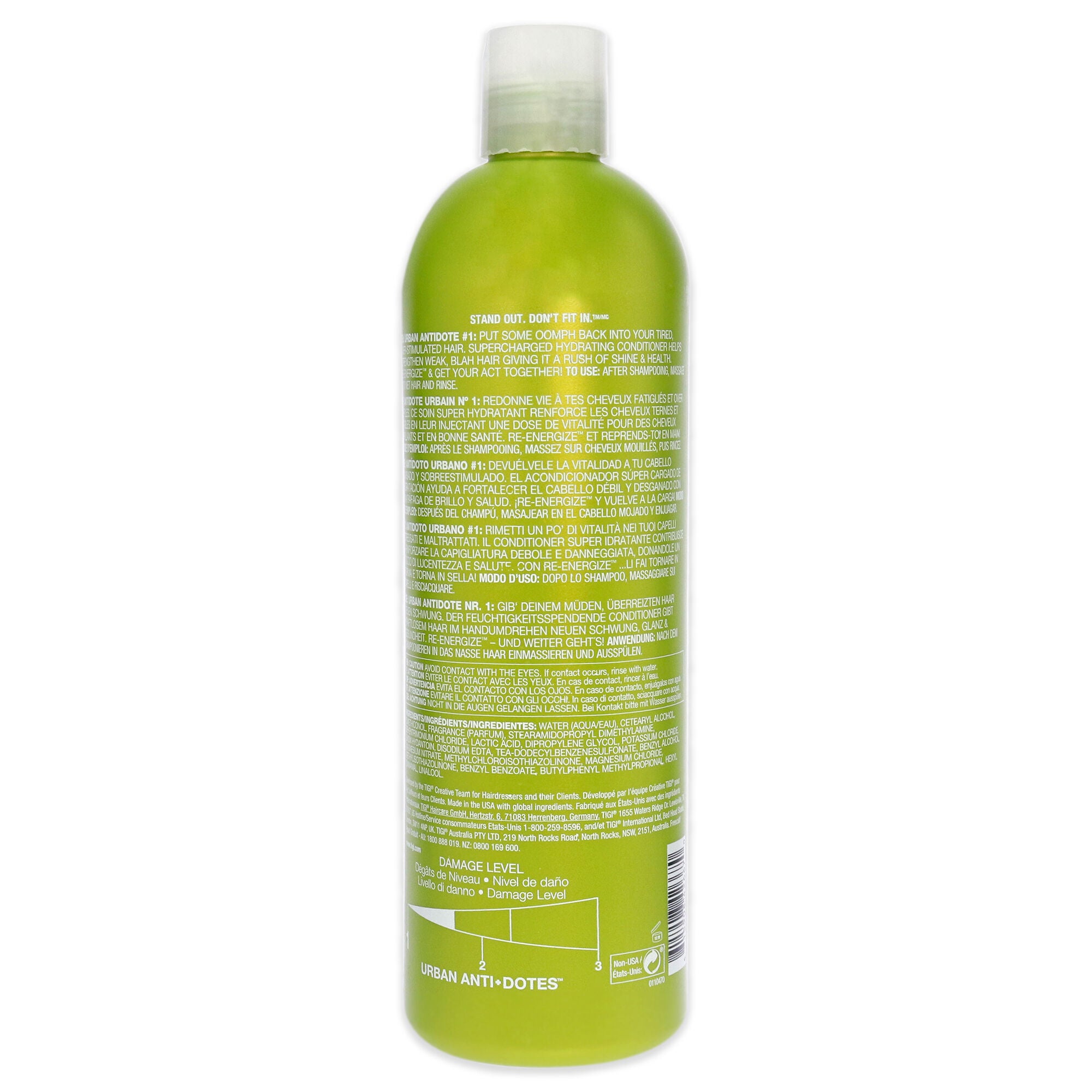 Bed Head Urban Antidotes Re-energize Conditioner by TIGI for Unisex - 25.36 oz Conditioner, , alternate image number 4