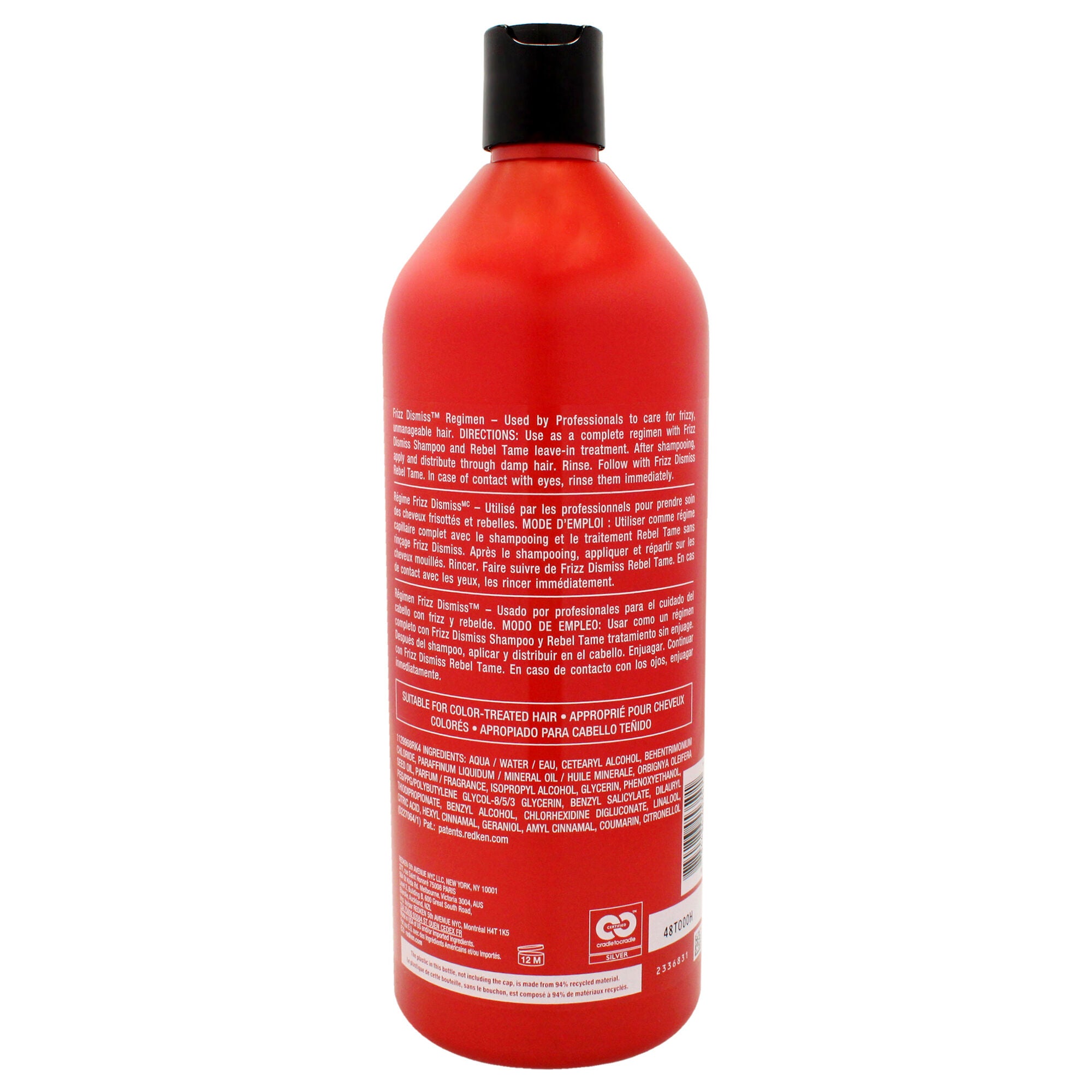 Frizz Dismiss Conditioner-NP by Redken for Unisex - 33.8 oz Conditioner, See Description, alternate image number 3