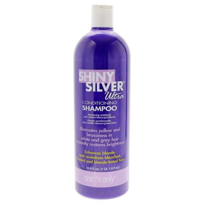 Shiny Silver Ultra Conditioning Shampoo by One n Only for Unisex - 33.8 oz Shampoo, NA, hi-res image number null