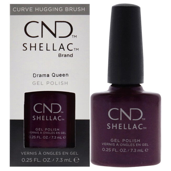 Shellac Nail Color - Drama Queen by CND for Women - 0.25 oz Nail Polish, NA, hi-res image number null