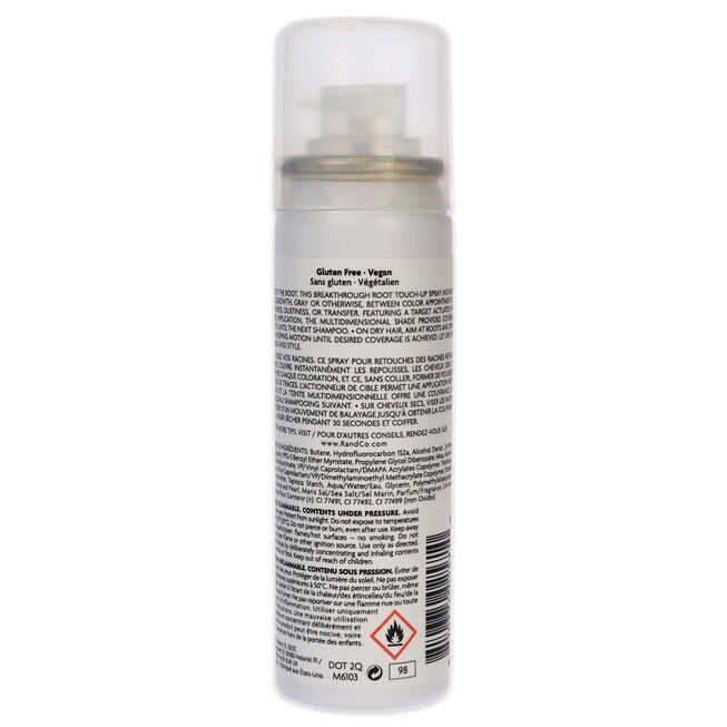 Bright Shadows Root Touch Up Spray - Dark Brown by R+Co for Unisex - 1.5 oz Hair Color, NA, alternate image number null