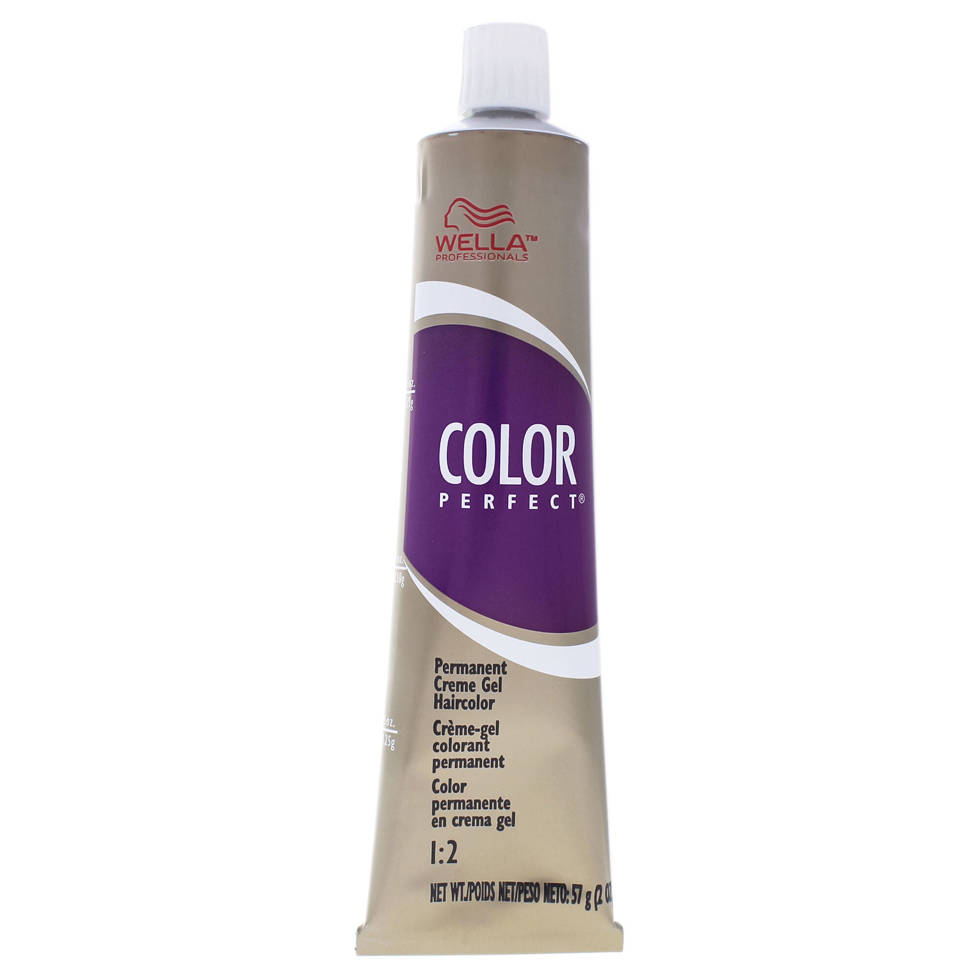 Color Perfect Permanent Creme Gel Hair Color - 4RV Medium Red Violet Brown by Wella for Unisex - 2 oz Hair Color, See Description, alternate image number 3
