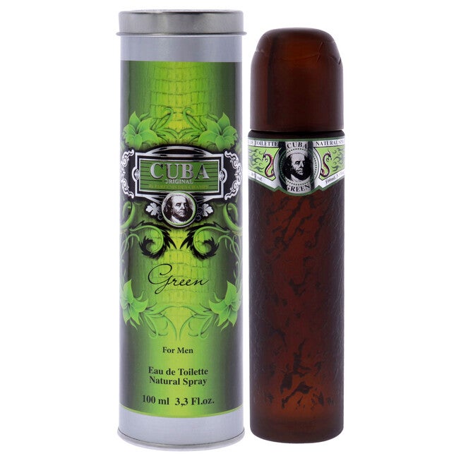 Cuba Green by Cuba for Men - 3.3 oz EDT Spray, See Description, hi-res image number 0