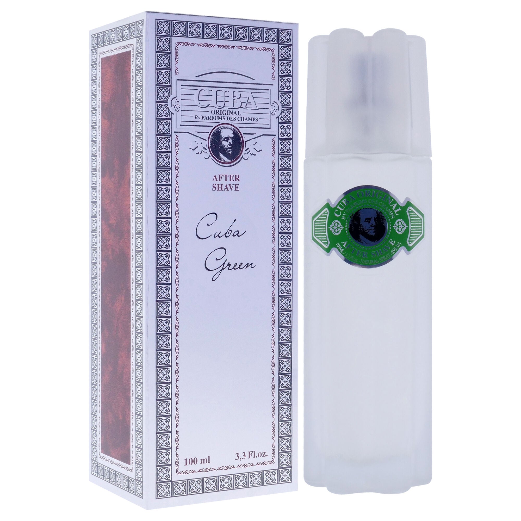 Cuba Green by Cuba for Men - 3.3 oz After Shave, See Description, alternate image number 2