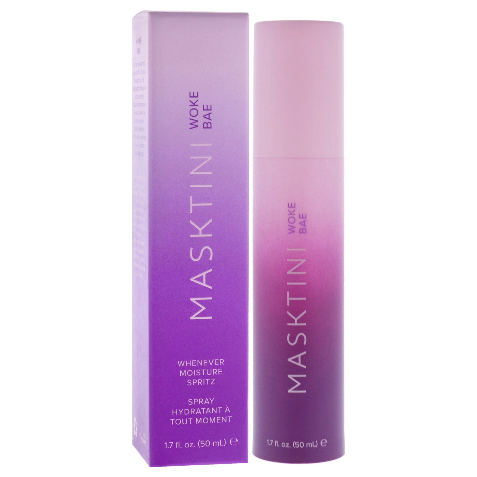 Woke Bae Whenever Moisture Spritz by Masktini for Women - 1.7 oz Spray, See Description, alternate image number 1