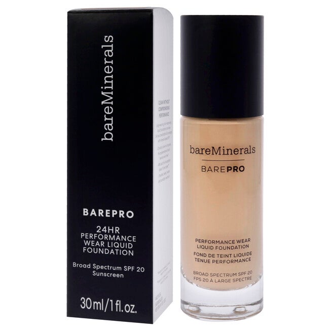 Barepro Performance Wear Liquid Foundation SPF 20 - 18 Pecan by bareMinerals for Women - 1 oz Foundation, NA, alternate image number null