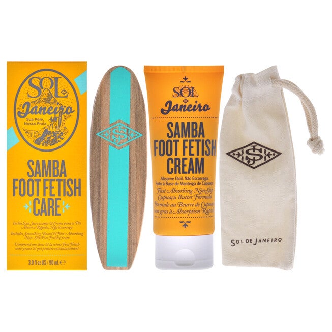 Samba 2-Step Foot Fetish Care by Sol de Janeiro for Unisex - 3 oz Cream, NA, hi-res image number null
