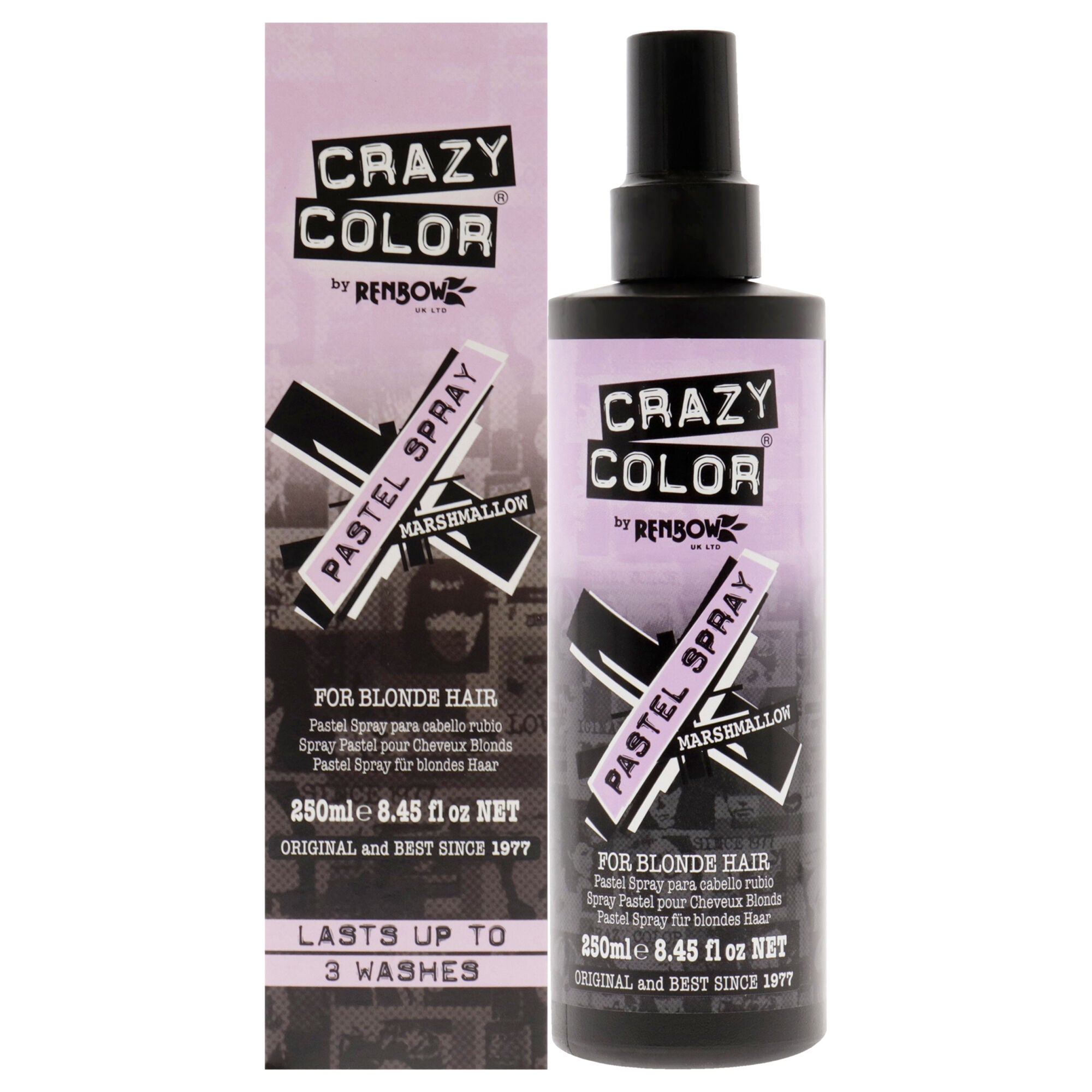 Pastel Spray - Marshmallow by Crazy Color for Women - 8.45 oz Hair Spray, , alternate image number 5