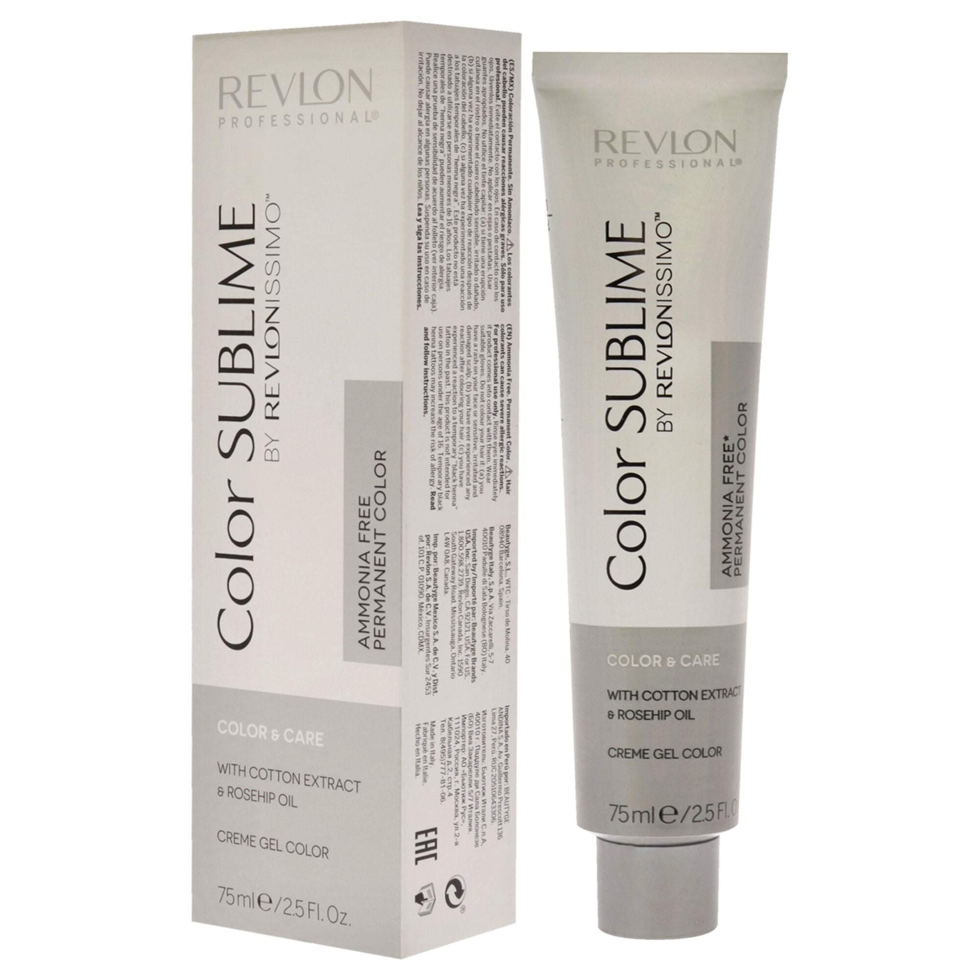 Revlonissimo Color Sublime - 7.1 Medium Ash Blonde by Revlon for Unisex - 2.5 oz Hair Color, See Description, alternate image number 2