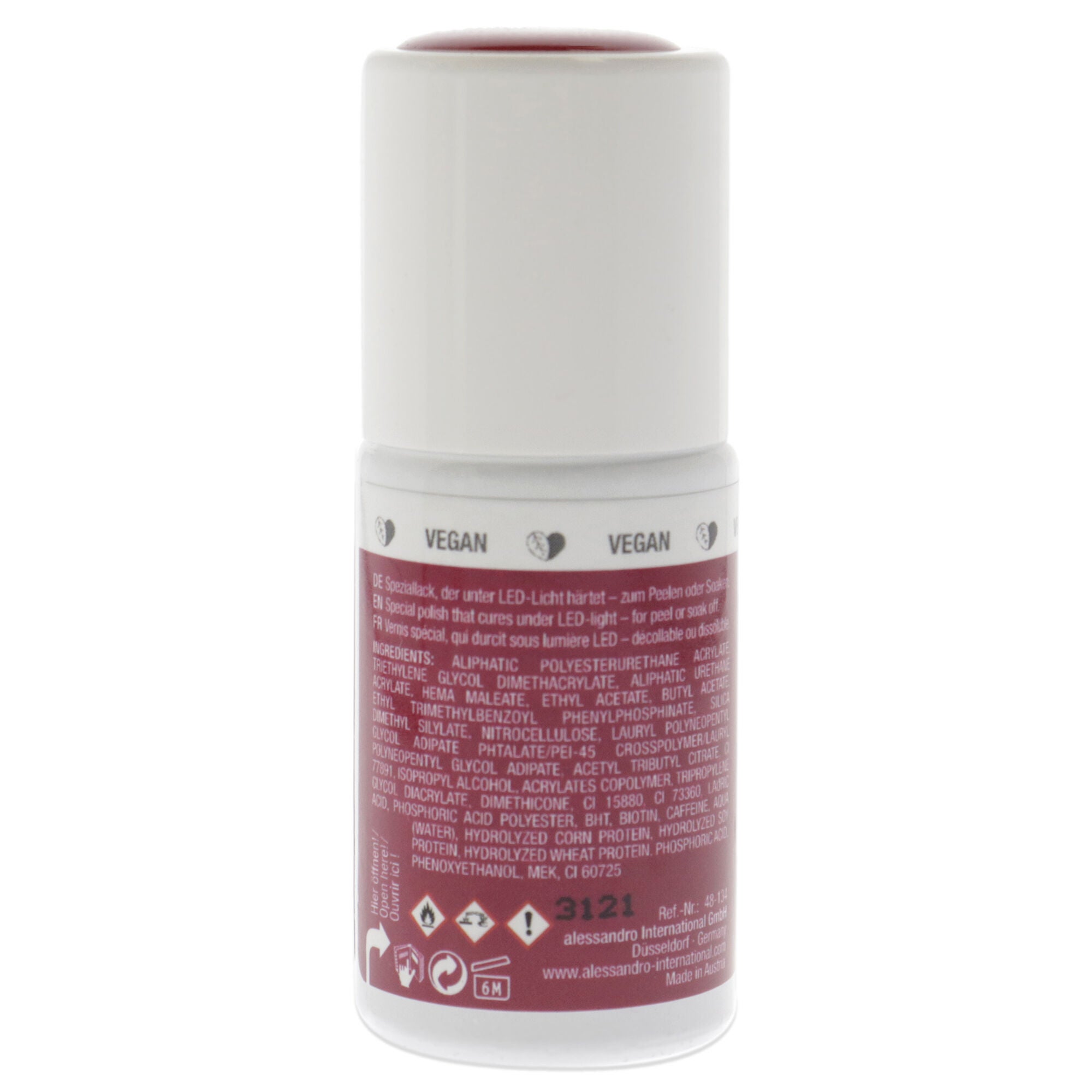 Striplac Peel or Soak - 134 Juans Kiss by Alessandro for Women - 0.27 oz Nail Polish, See Description, alternate image number 2