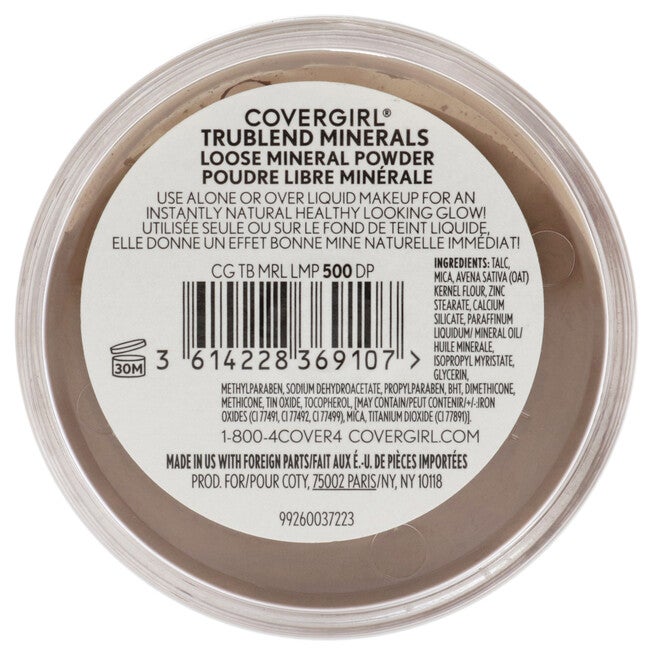 TruBlend Loose Mineral Powder - 500 Deep by CoverGirl for Women - 0.63 oz Powder, NA, alternate image number null