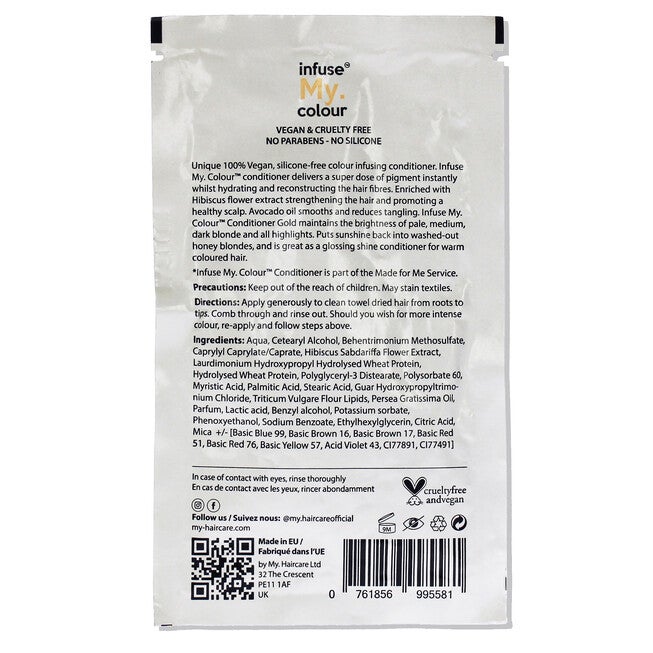 Gold Conditioner by Infuse My Colour for Unisex - 0.507 oz Conditioner, See Description, alternate image number 2