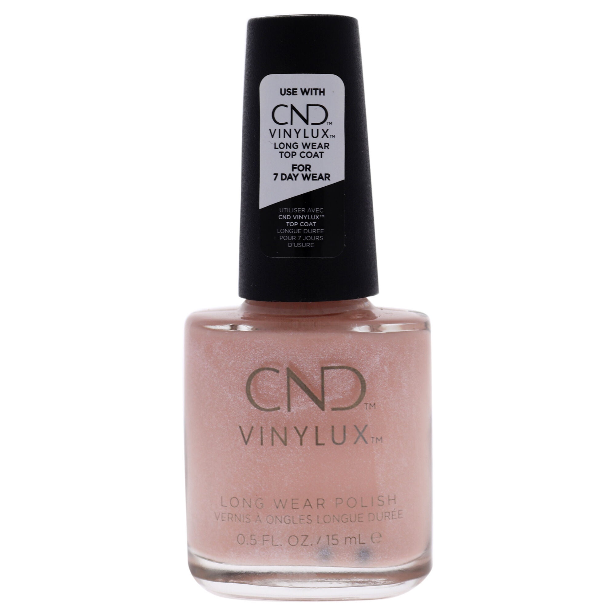 Vinylux Weekly Polish - 118 Grapefruit Sparkle by CND for Women - 0.5 oz Nail Polish, See Description, hi-res image number 0