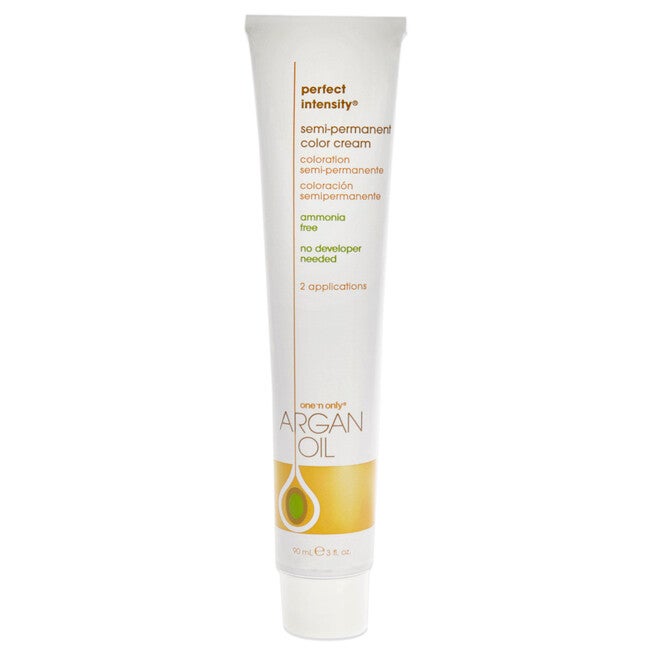 Argan Oil Perfect Intensity Semi-Permanent Color Cream - Hot Pink by One n Only for Unisex - 3 oz Hair Color, NA, alternate image number null