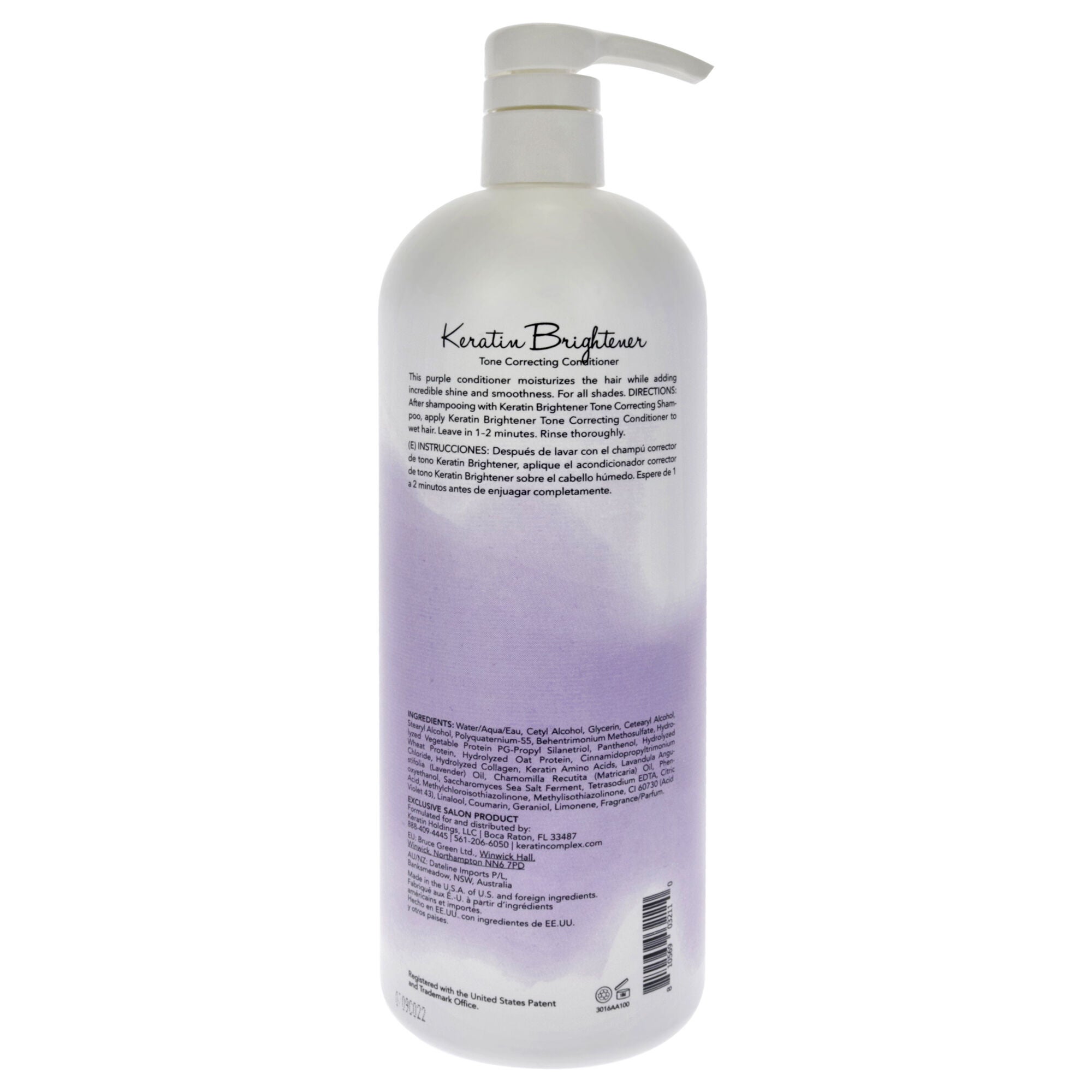 Keratin Brightener Conditioner by Keratin Perfect for Unisex - 32 oz Conditioner, See Description, alternate image number 1