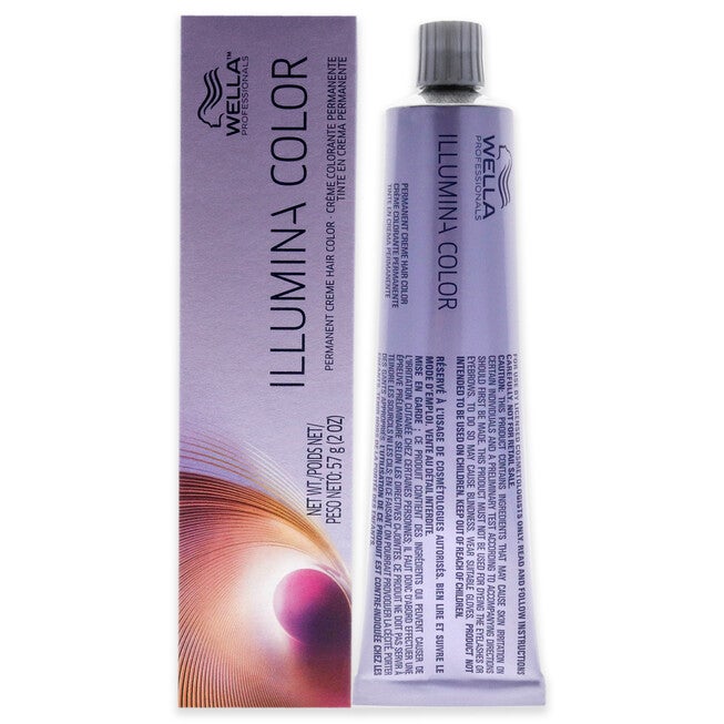 Illumina Color Permanent Creme Hair Color - 5 43 Light Brown-Red Gold by Wella for Unisex - 2 oz Hair Color, NA, hi-res image number null
