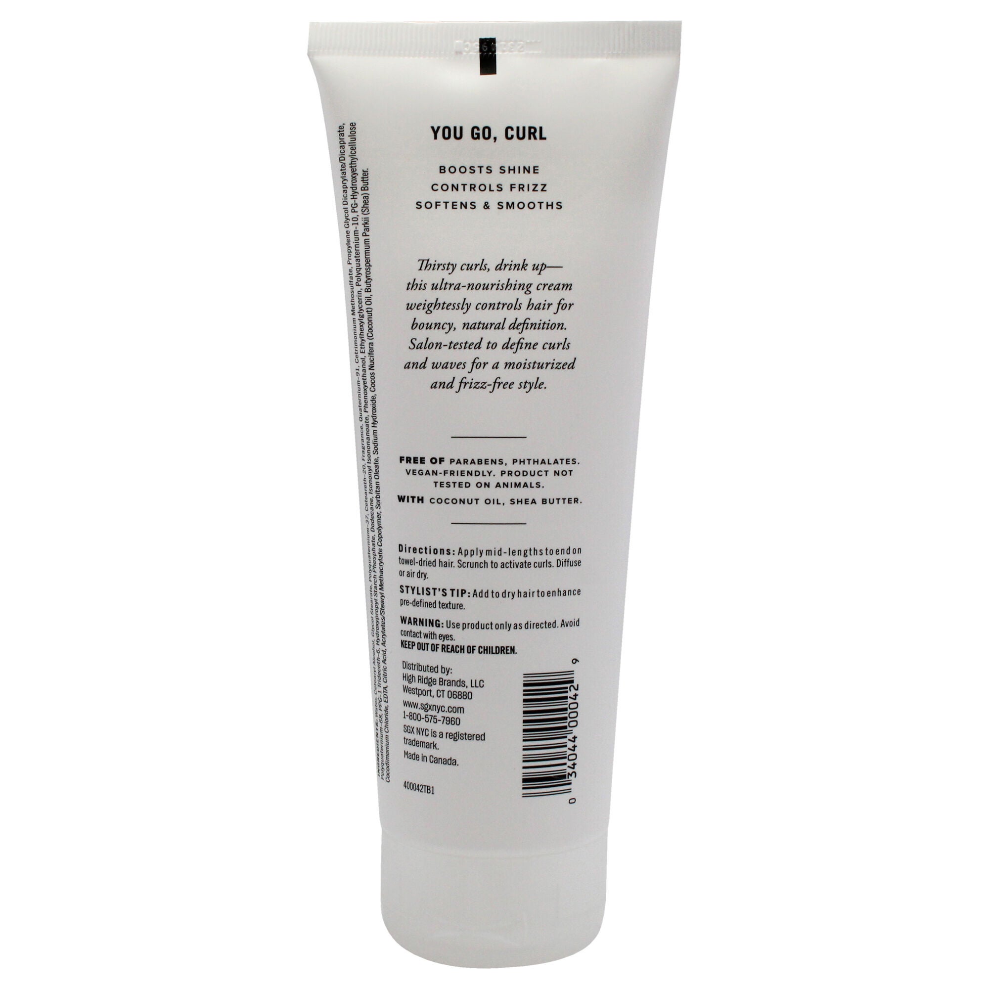 Curl Power Nourishing Cream by SGX NYC for Women - 7 oz Cream, See Description, alternate image number 1