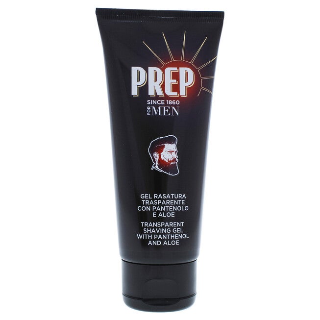 Transparent Shaving Gel with Panthenol and Aloe by Prep for Men - 3.4 oz Shaving Gel, , alternate image number null