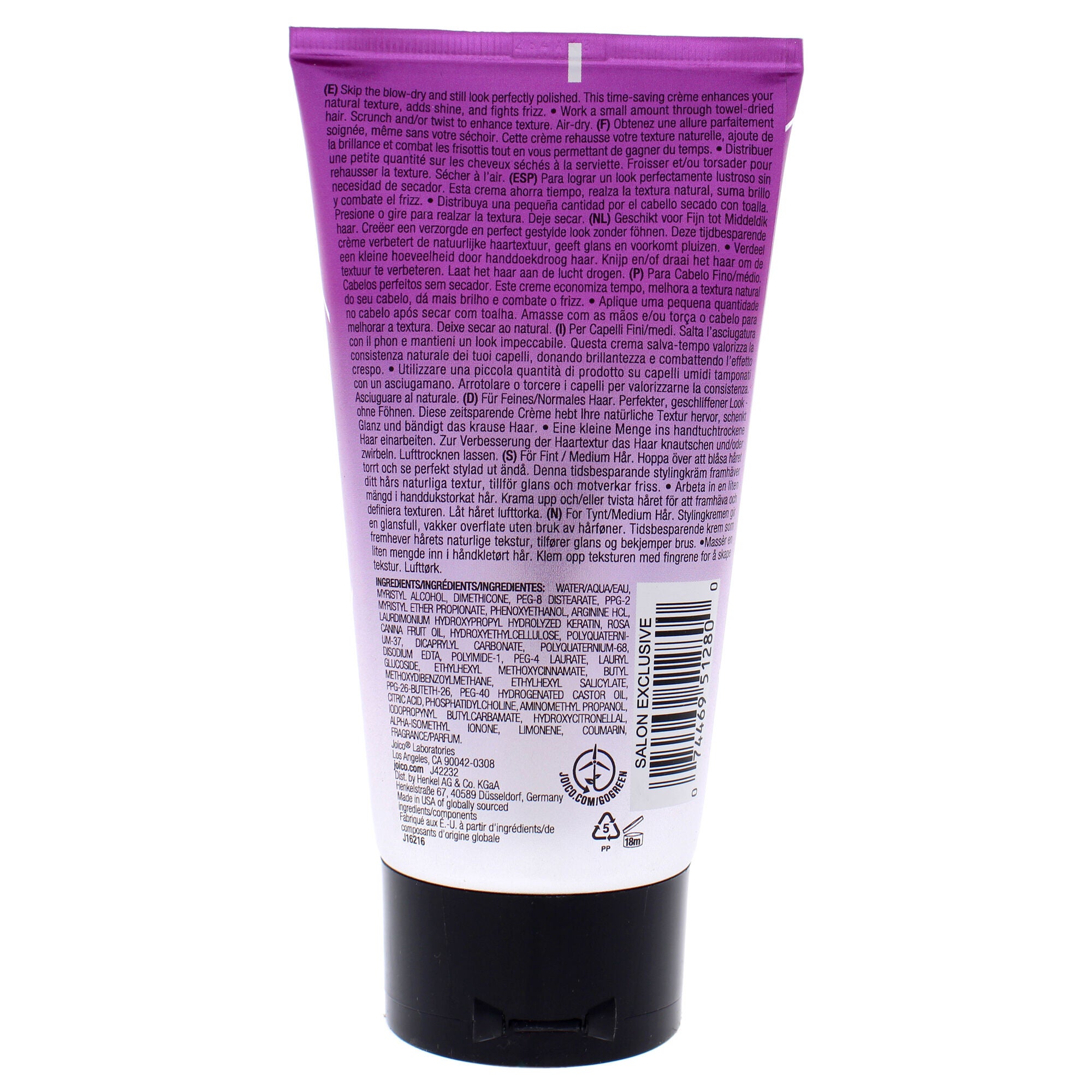 Zero Heat For Fine and Medium Hair by Joico for Unisex - 5.1 oz Cream, See Description, alternate image number 2