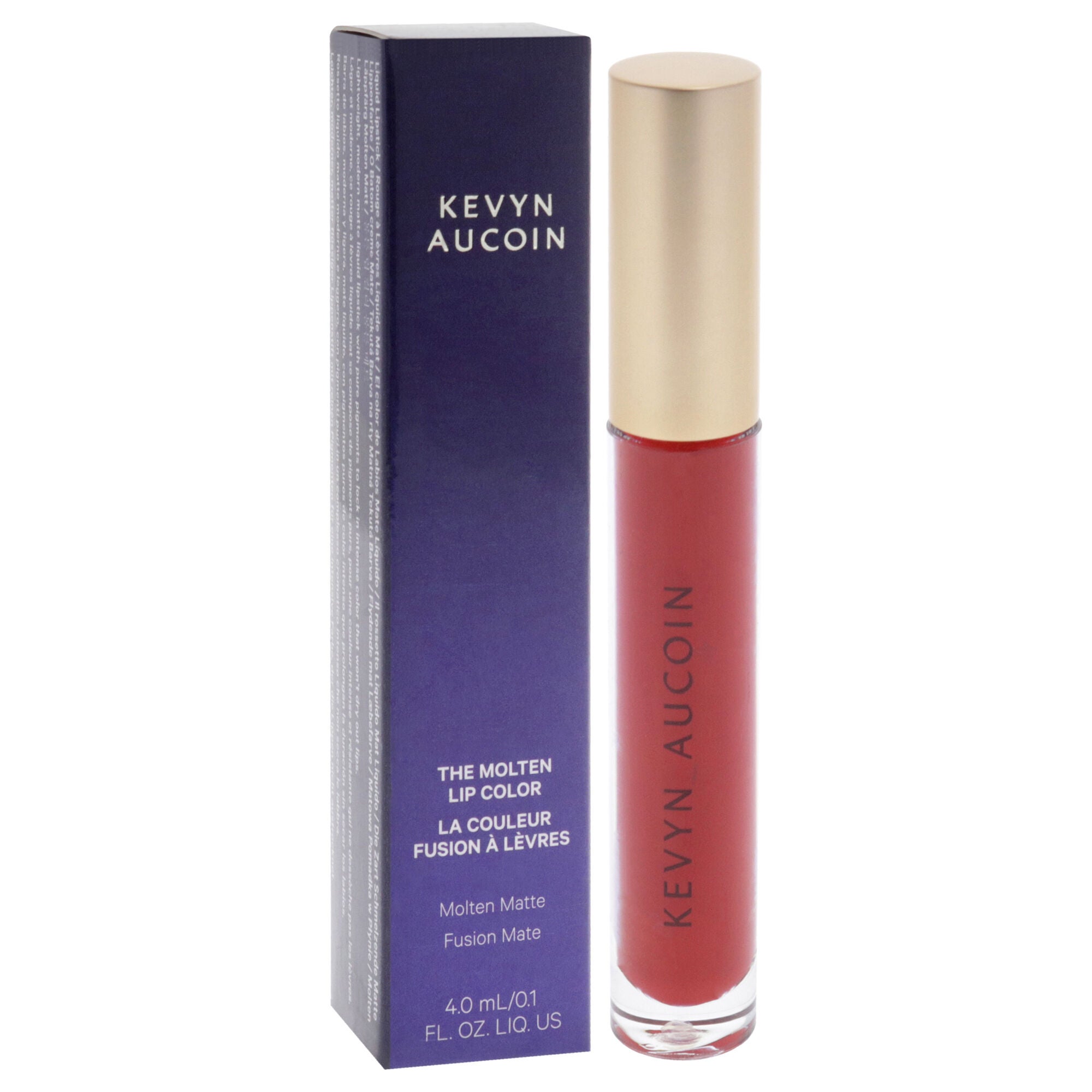 The Molten Lip Color - Julia by Kevyn Aucoin for Women - 0.1 oz Lipstick, See Description, alternate image number 1