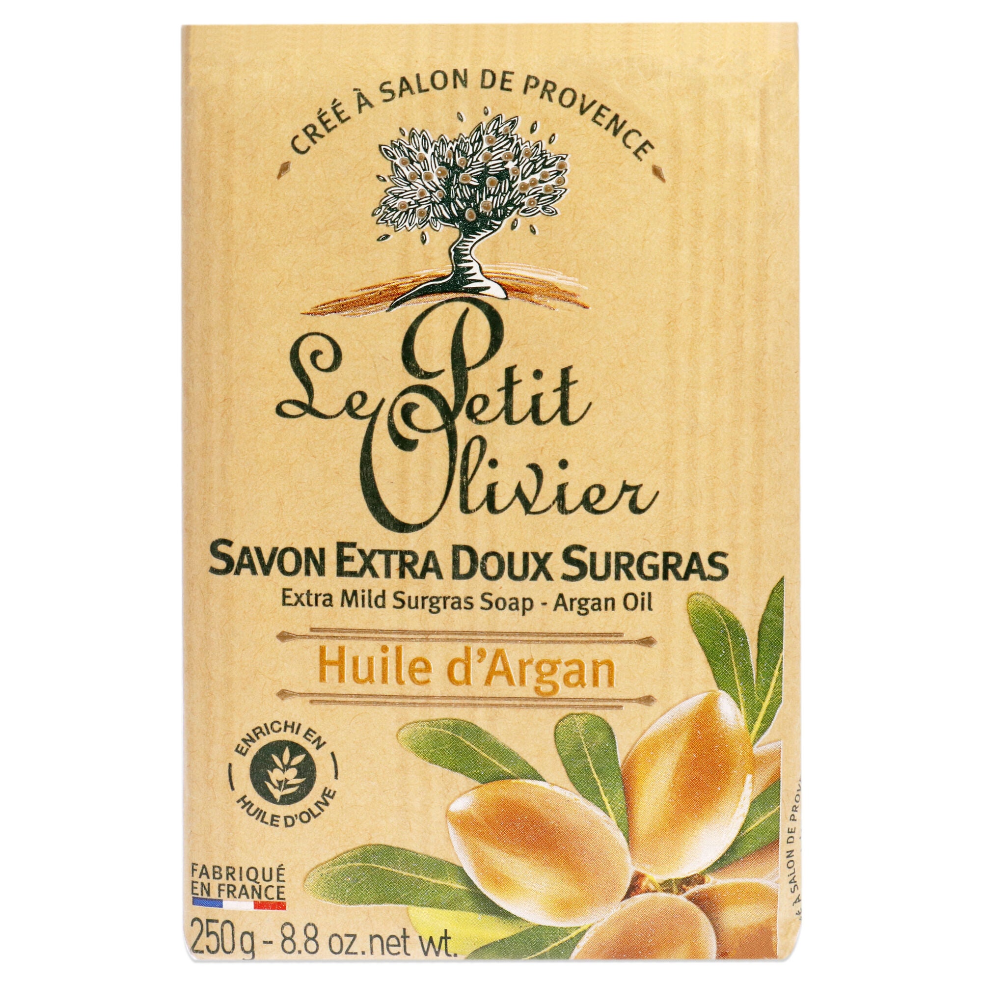 Extra Mild Surgras Soap - Argan Oil by Le Petit Olivier for Women - 8.8 oz Soap, , alternate image number 4