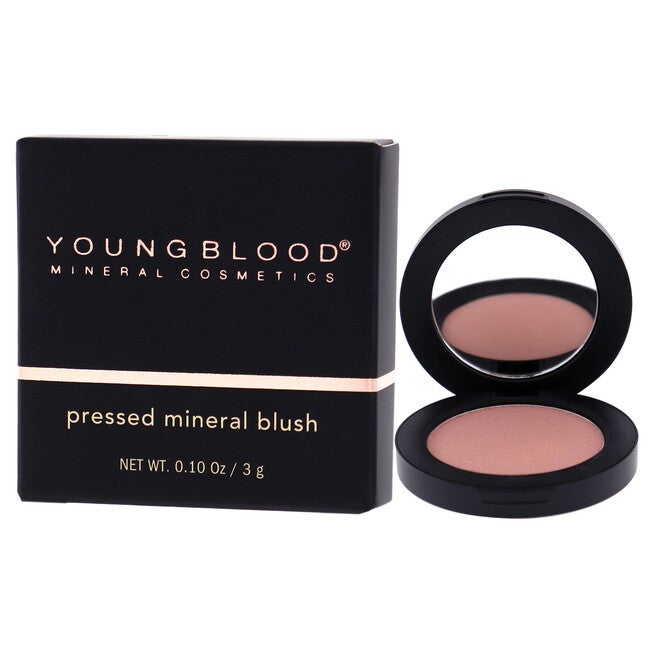 Pressed Mineral Blush - Bashful by Youngblood for Women - 0.10 oz Blush, , alternate image number null