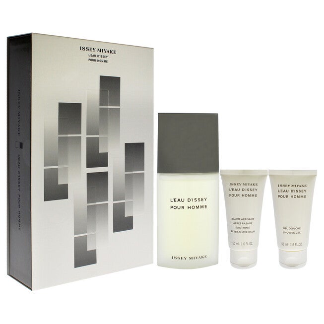 Leau Dissey Pour Homme by Issey Miyake for Men - 3 Pc Gift Set 4.2oz EDT Spray, 1.6oz Shower Gel, 1.6oz After Shave, NA, alternate image number null