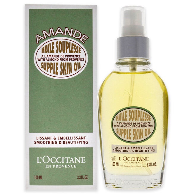 Almond Supple Skin Oil by LOccitane for Unisex - 3.4 oz Body Oil, See Description, hi-res image number null
