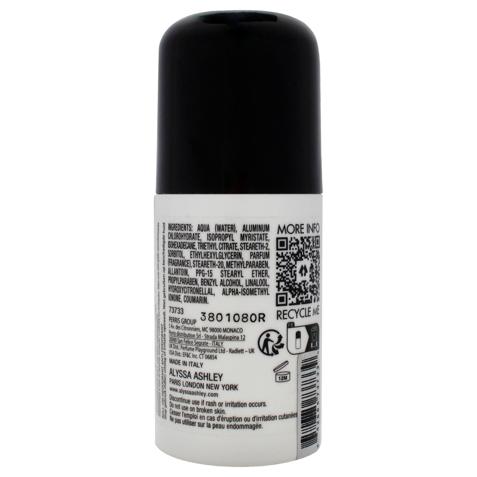 Musk Deodorante Antitranspirante by Alyssa Ashley for Unisex - 1.7 oz Deodorant Roll-On, See Description, alternate image number 2