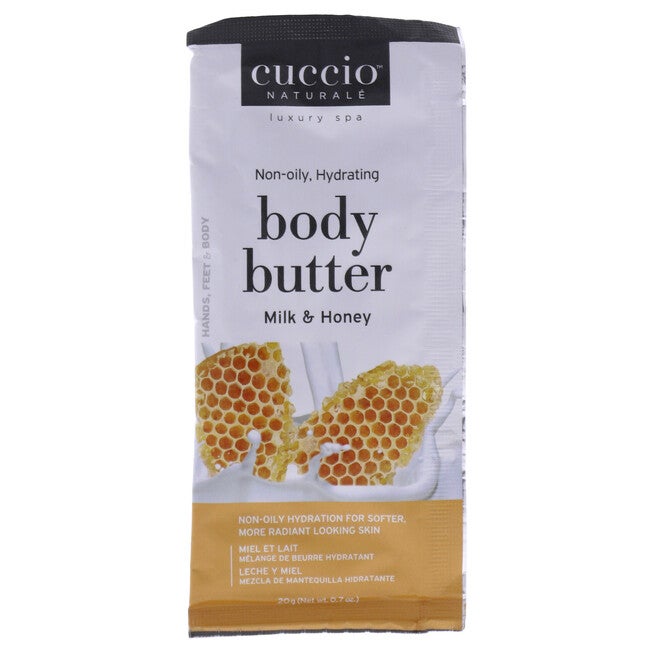 Luxury Spa Non-Oily Hydrating Butter - Milk and Honey by Cuccio Naturale for Unisex - 0.7 oz Body Butter, NA, hi-res image number null