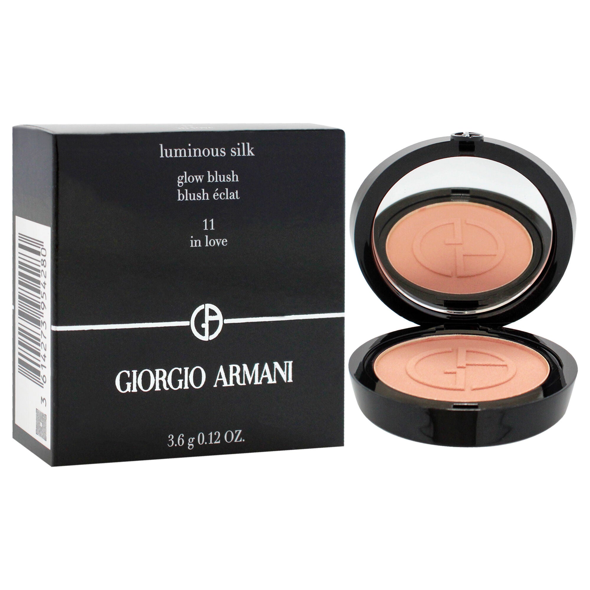 Luminous Silk Glow Blush - 11 In Love by Giorgio Armani for Women - 0.12 oz Blush, See Description, alternate image number 2