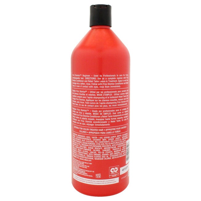 Frizz Dismiss Shampoo-NP by Redken for Unisex - 33.8 oz Shampoo, NA, alternate image number null