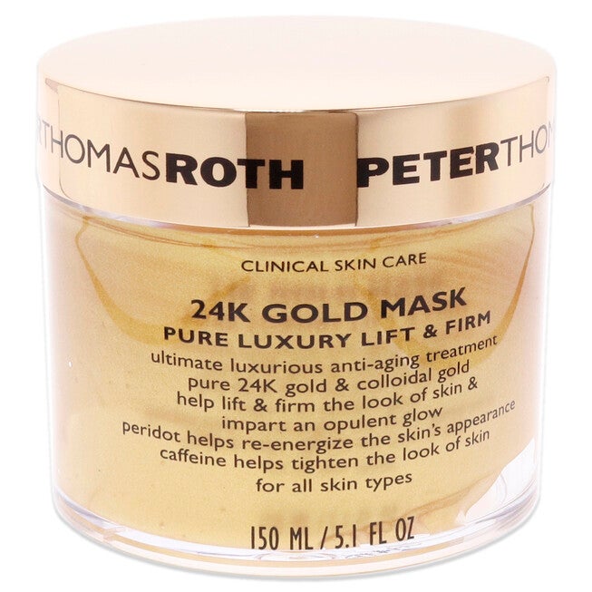 24K Gold Mask Pure Luxury Lift and Firm Mask by Peter Thomas Roth for Unisex - 5.1 oz Mask, , alternate image number null