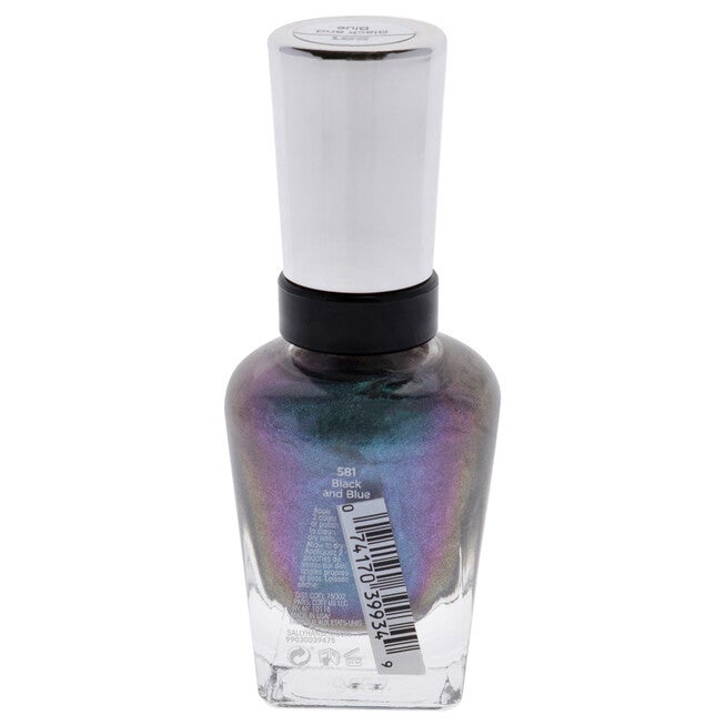 Complete Salon Manicure - 581 Black and Blue by Sally Hansen for Women - 0.5 oz Nail Polish, , alternate image number null