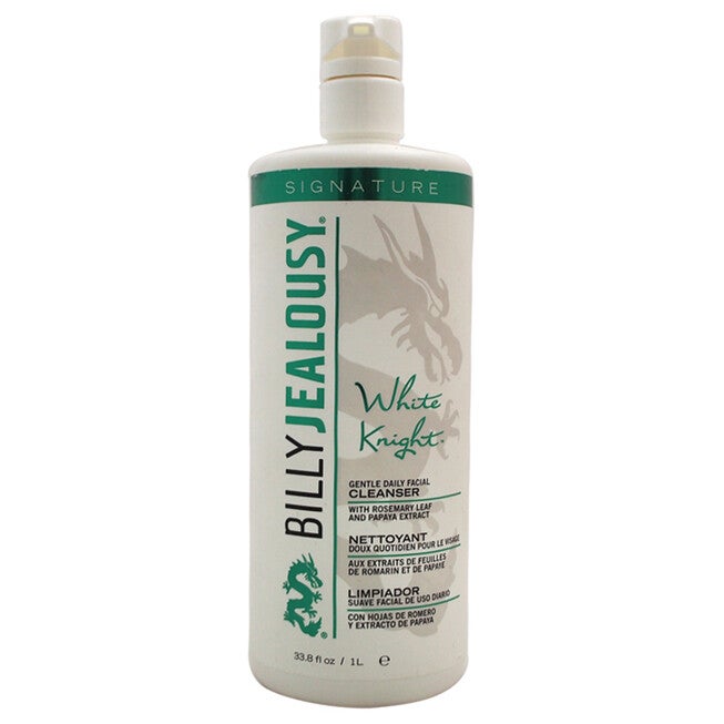 White Knight Gentle Daily Facial Cleanser by Billy Jealousy for Men - 33.8 oz Cleanser, , alternate image number null