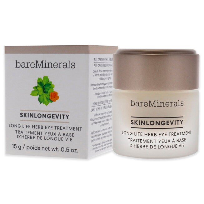 Skinlongevity Long Life Herb Eye Treatment by bareMinerals for Unisex - 0.5 oz Treatment, NA, alternate image number null