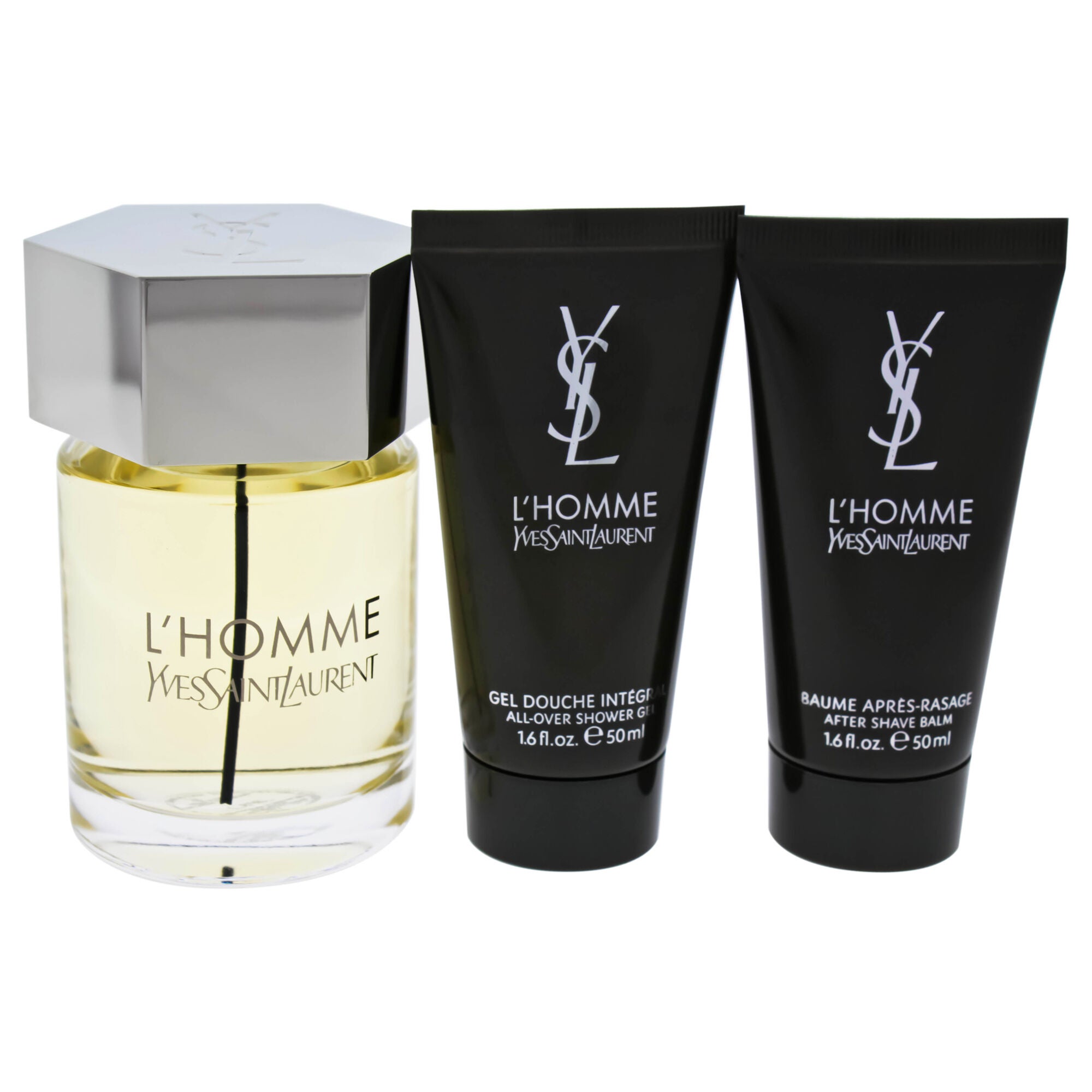 LHomme by Yves Saint Laurent for Men - 3 Pc Gift Set 3.3oz EDT Spray, 1.6oz After Shave Balm, 1.6oz All Over Shower Gel, See Description, alternate image number 3