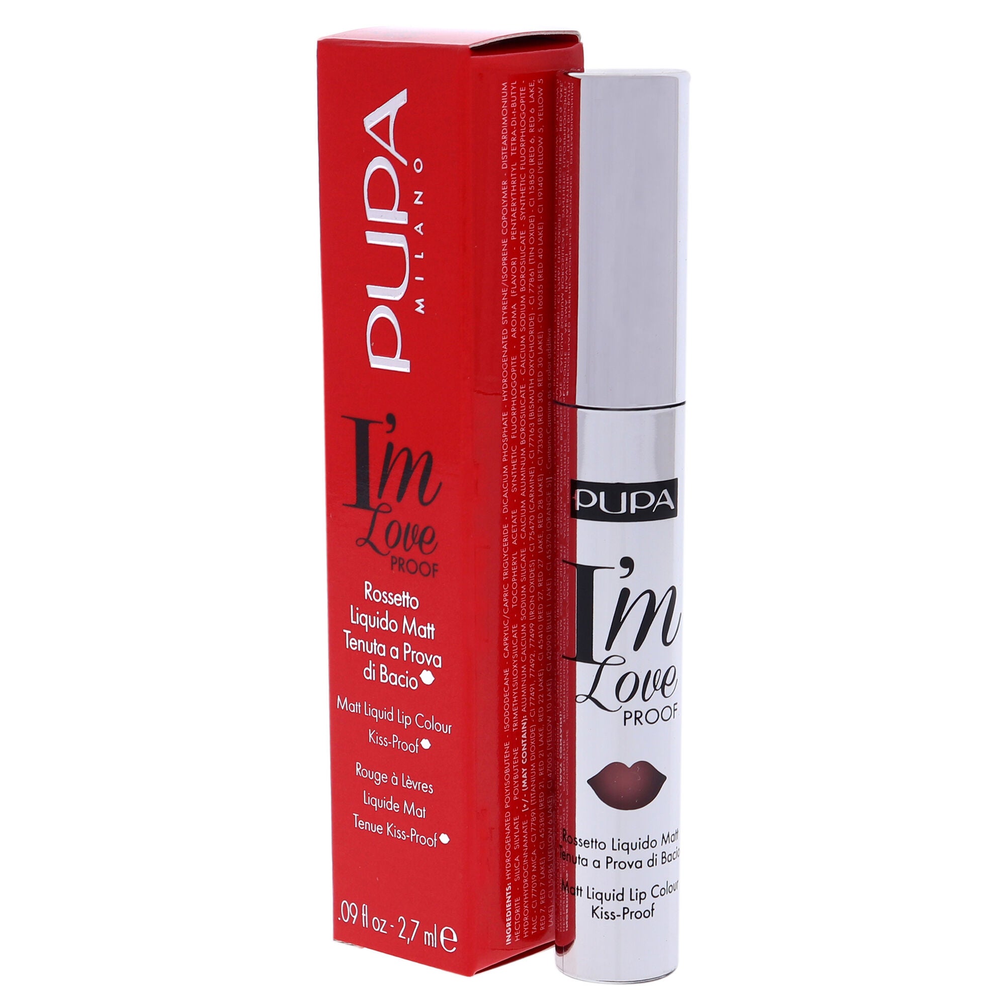 I Am Love Proof Matt Liquid Lip Color - 002 Delicate Nude by Pupa Milano for Women - 0.09 oz Lipstick, See Description, alternate image number 2