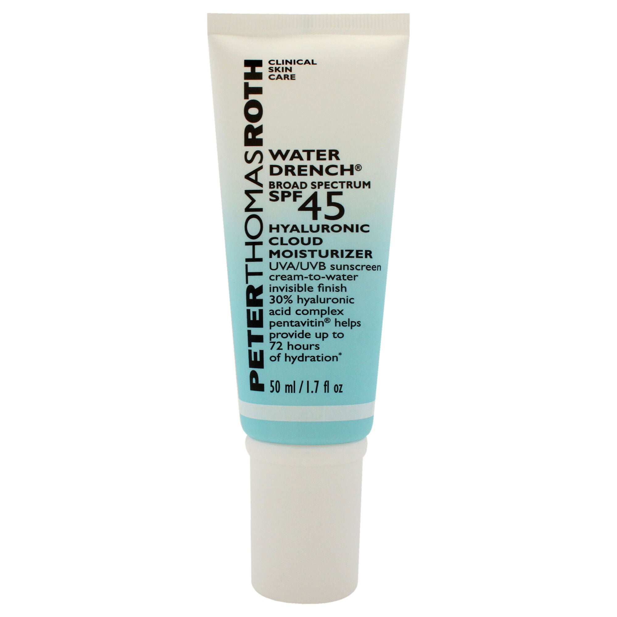 Water Drench Cloud Cream Moisturizer SPF 45 by Peter Thomas Roth for Unisex - 1.7 oz Cream, See Description, alternate image number 4